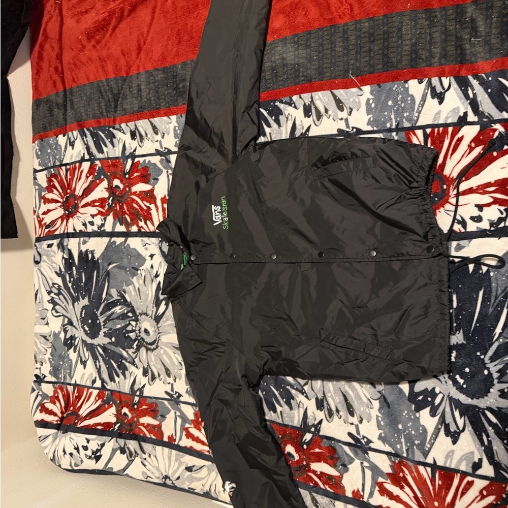 Vans Black and Green Jacket